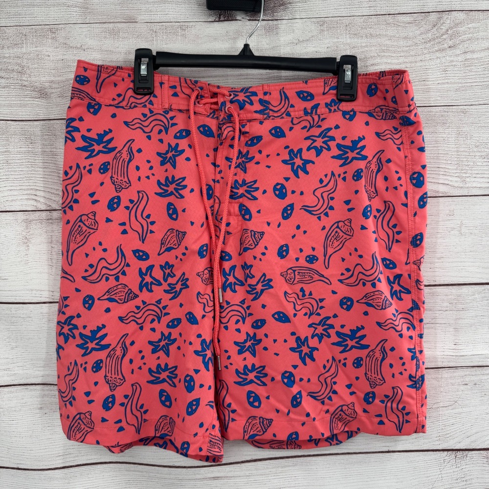 Southern Tide Swim Trunks Shorts Mens XL‎ The Skipjack Sunset Coral Sea Party